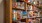 shelves of books